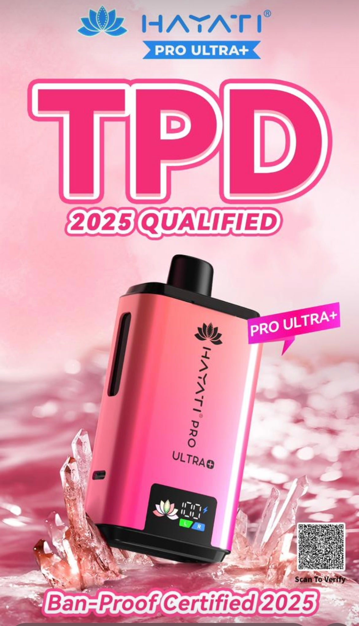 Hayati Pro Ultra+ 25000 puffs - £9.99