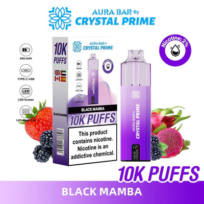 Crystal Prime Aura Bar 10000 - Prefilled Pod Kit