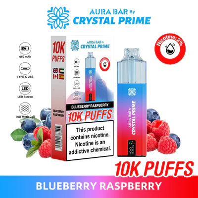 Crystal Prime Aura Bar 10000 - Prefilled Pod Kit