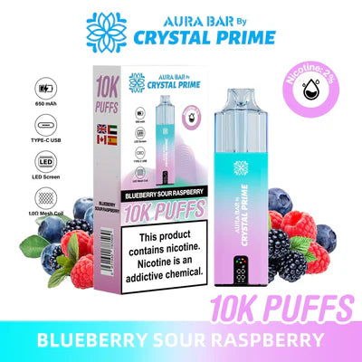 Crystal Prime Aura Bar 10000 - Prefilled Pod Kit