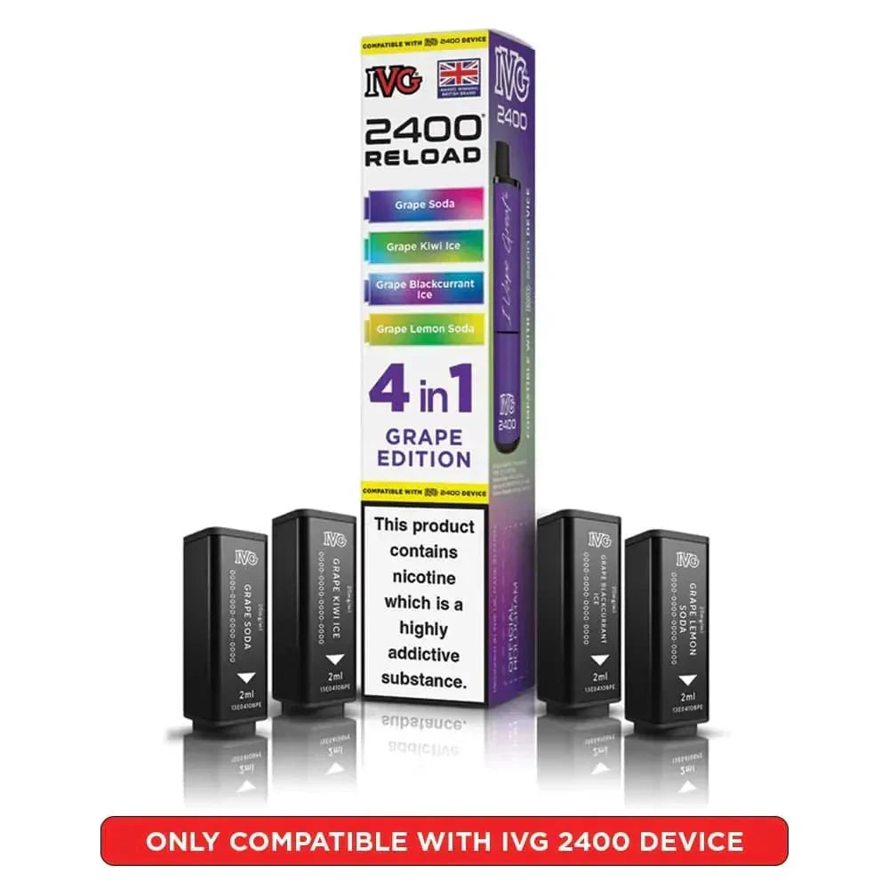 IVG 2400 Reload 4 in 1 Prefilled Pods | Box of 5