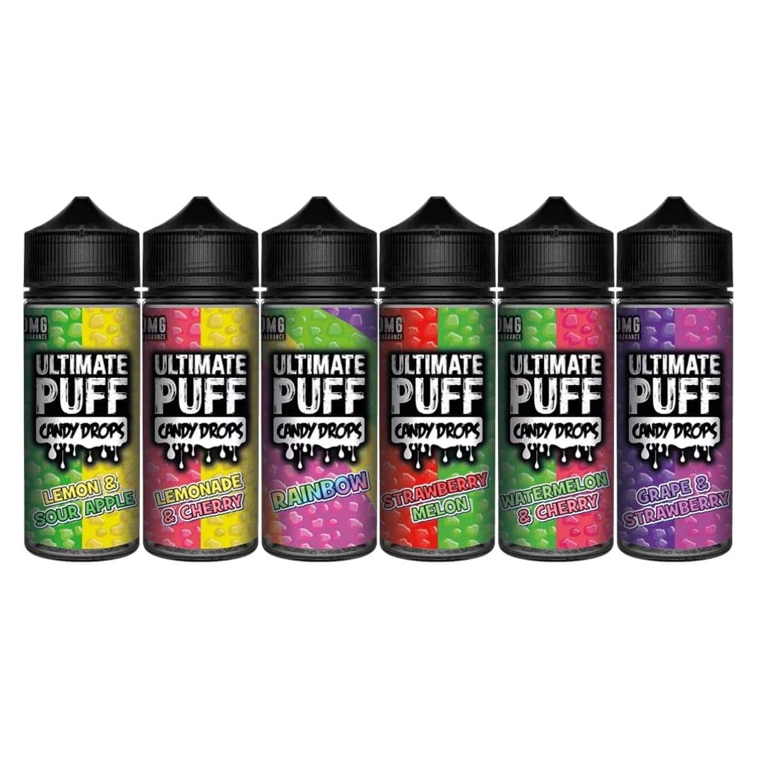 Ultimate Puff Candy Drops Range 100ml E Liquid Shortfills - £7.99
