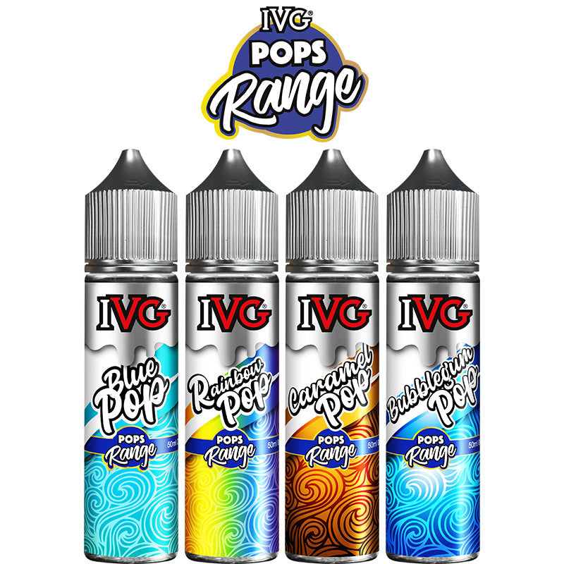 IVG Pops Range 50ml E liquid Shortfills - £7.49
