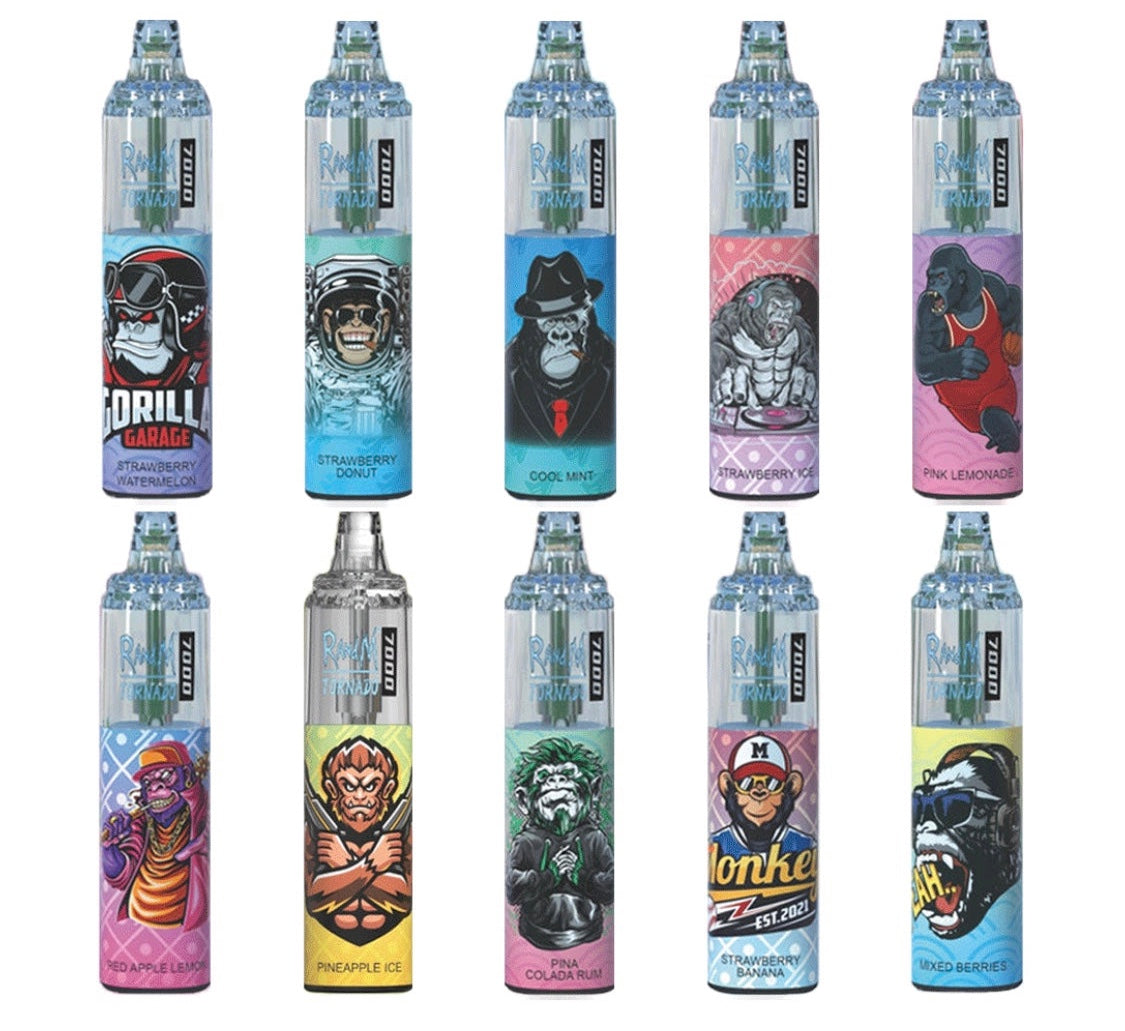 RandM Tornado 7000 Puffs – 50 or 100 Units Mixed | £649.99 UK Deal