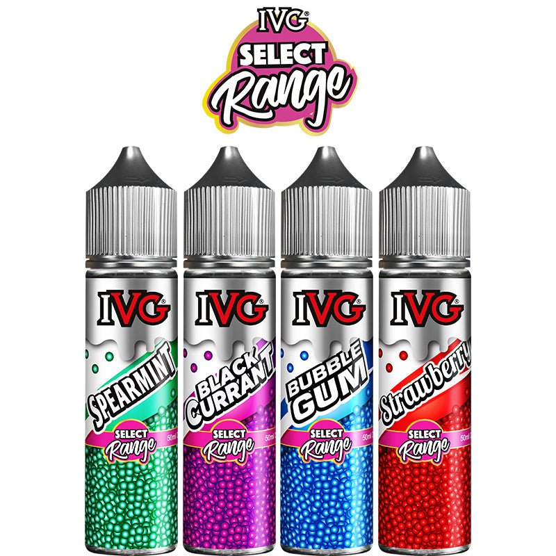 IVG Select Range 50ml E Liquid Shortfills - £7.49