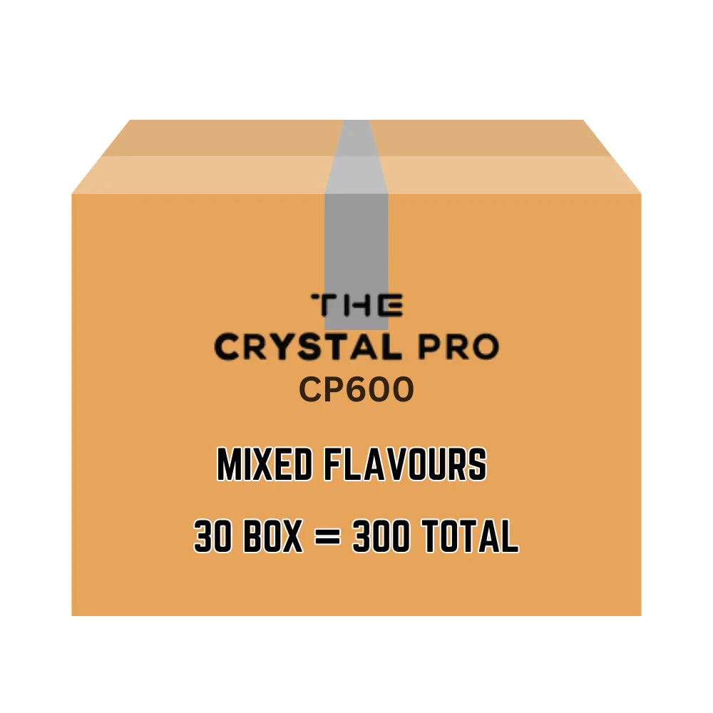 The Crystal CP600 Disposable Vape – Full Carton Mixed Flavour | UK