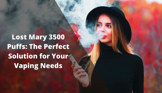 Lost Mary 3500 Puffs: The Perfect Solution for Your Vaping Needs