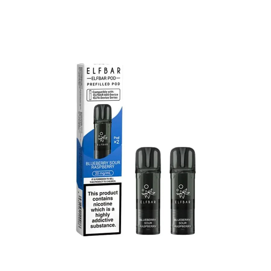 Elf Bar 600 Prefilled Replacement Pods - (PACK OF 10)