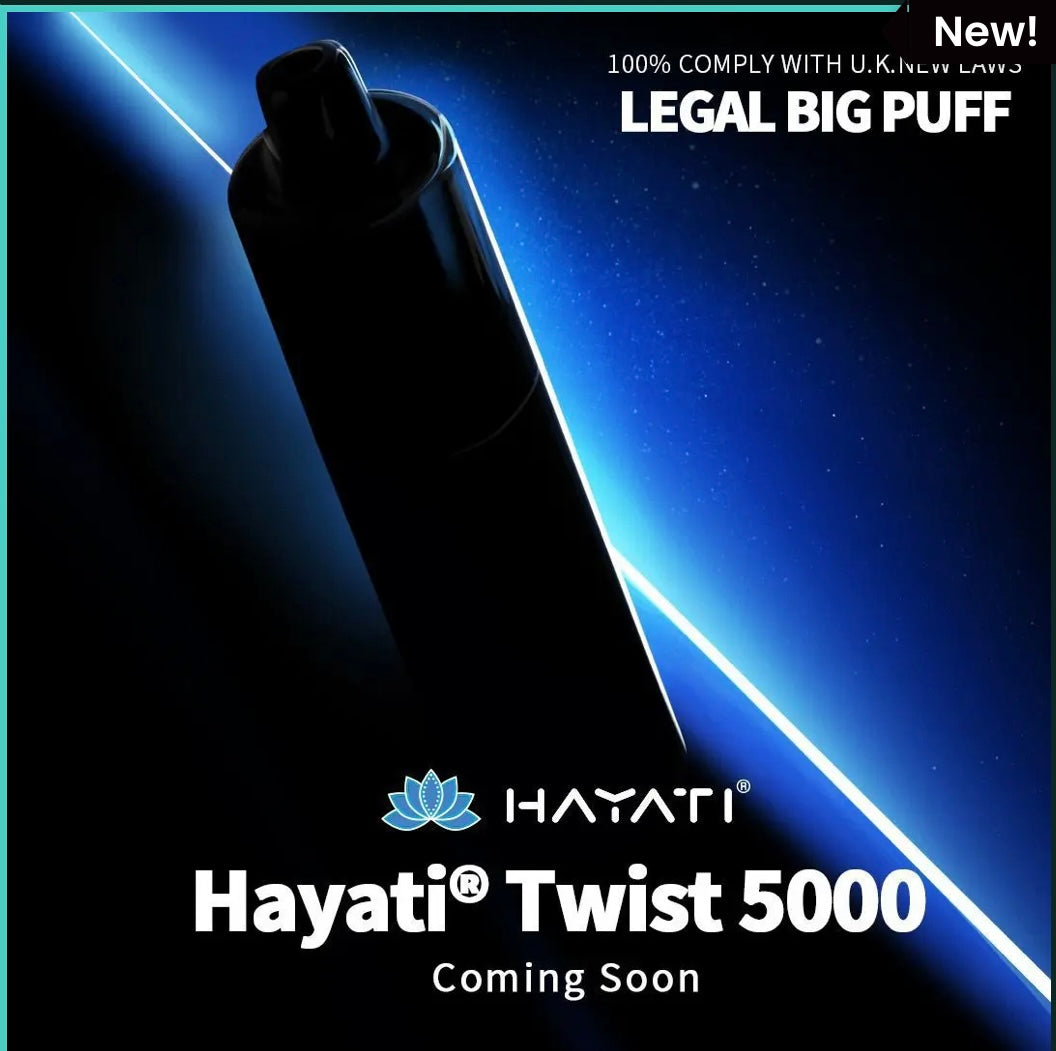 Hayati Twist 5000 puffs 9.99 bargainvapes.co.uk Hayati Twist 5000 puffs 9.99 bargainvapes.co.uk