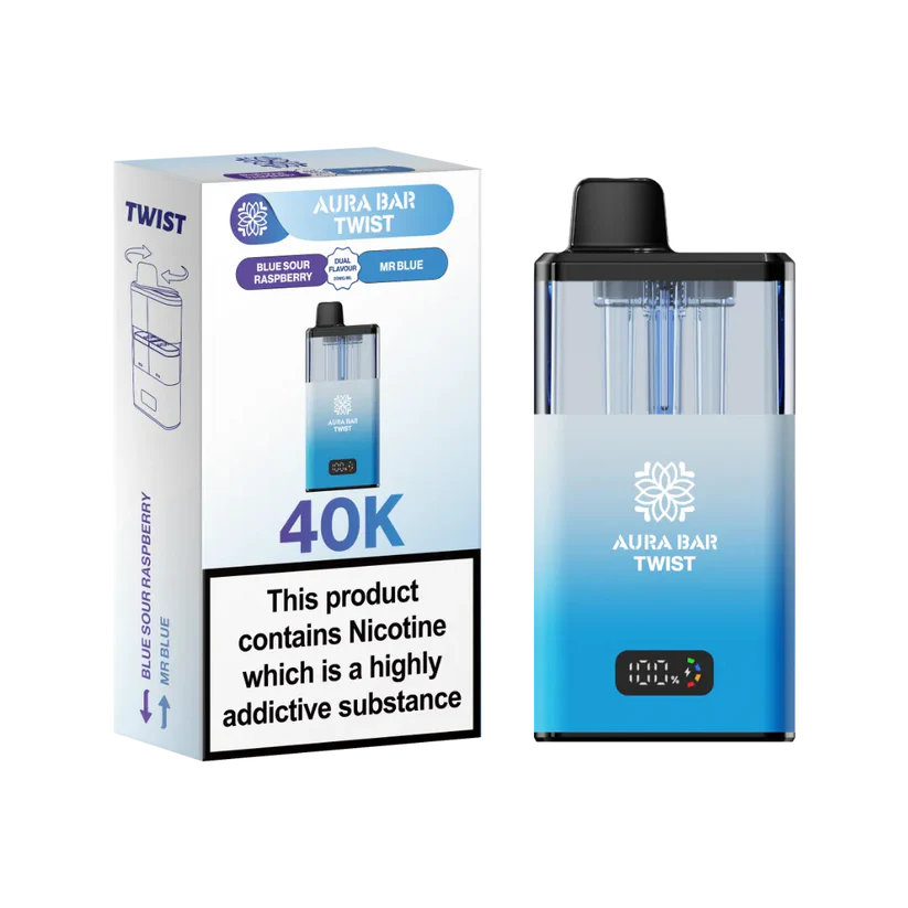 Crystal Prime Aura Bar Twist 40K Puff Prefilled Pod Kit