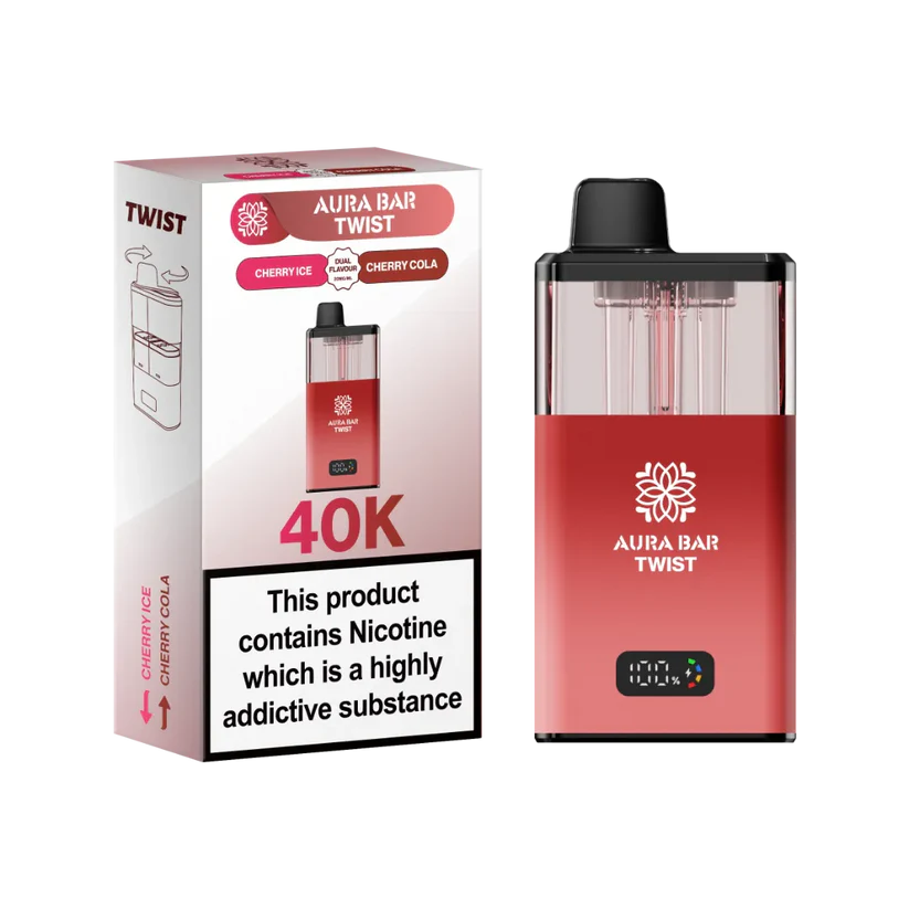 Crystal Prime Aura Bar Twist 40K Puff Prefilled Pod Kit