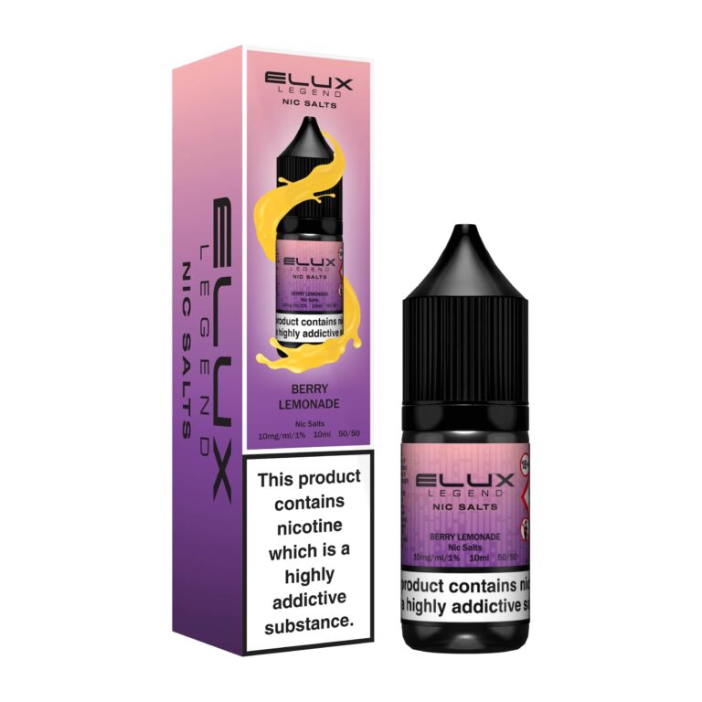 Elux Legend Nic Salts 10ml E-liquids - Pack Of 10