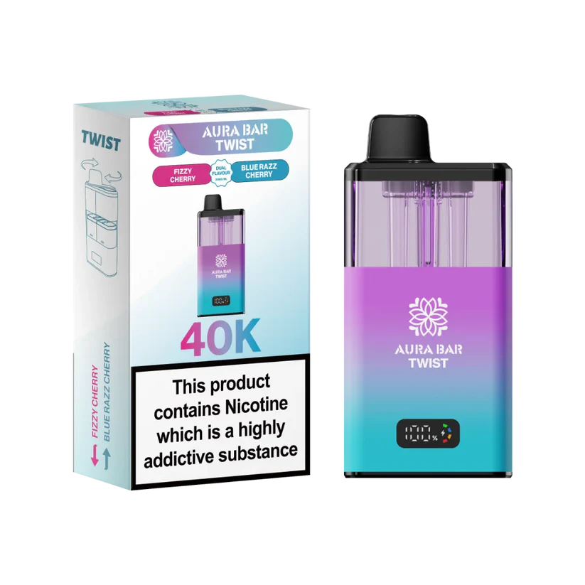 Crystal Prime Aura Bar Twist 40K Puff Prefilled Pod Kit