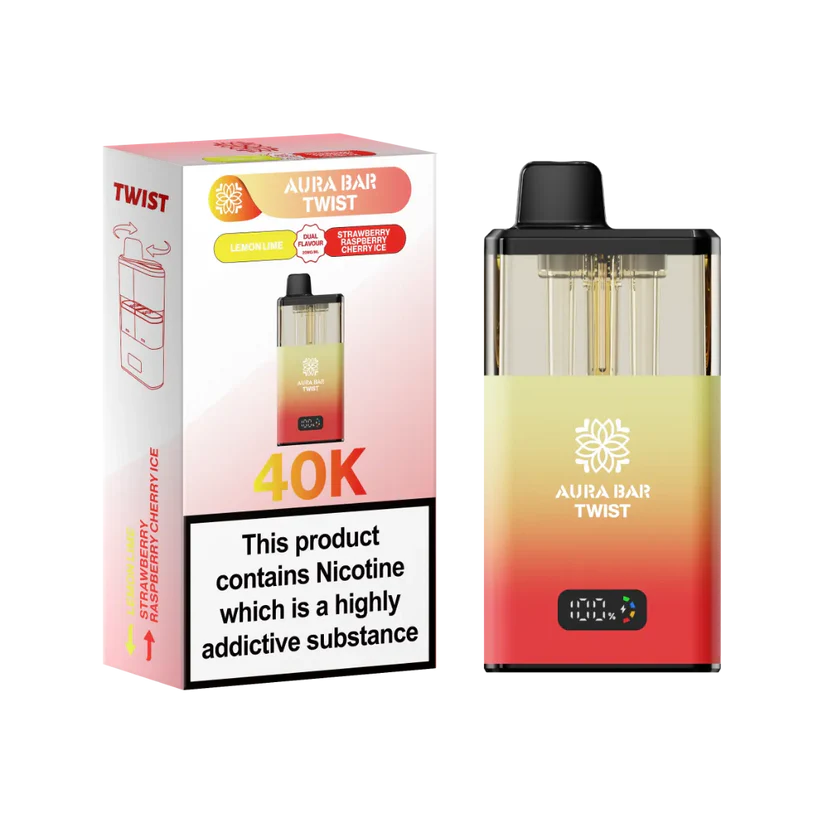 Crystal Prime Aura Bar Twist 40K Puff Prefilled Pod Kit
