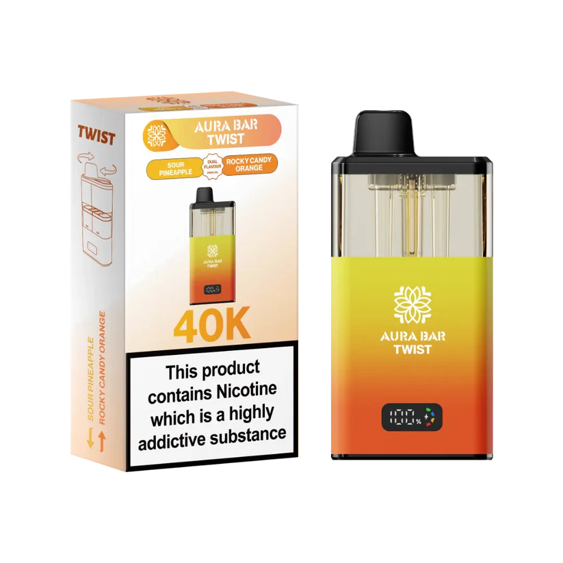 Crystal Prime Aura Bar Twist 40K Puff Prefilled Pod Kit