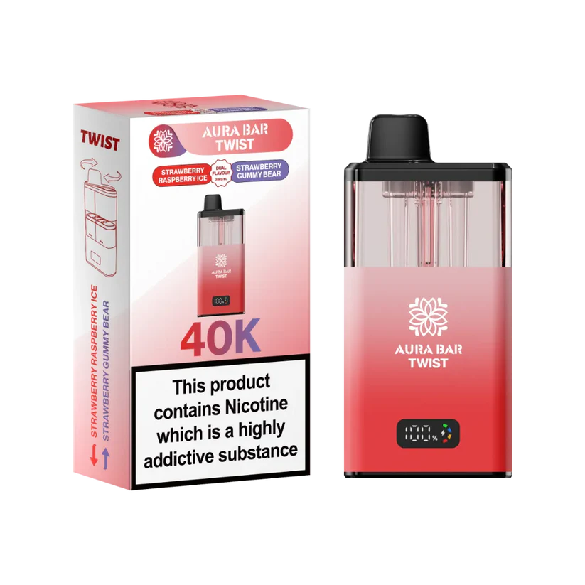 Crystal Prime Aura Bar Twist 40K Puff Prefilled Pod Kit