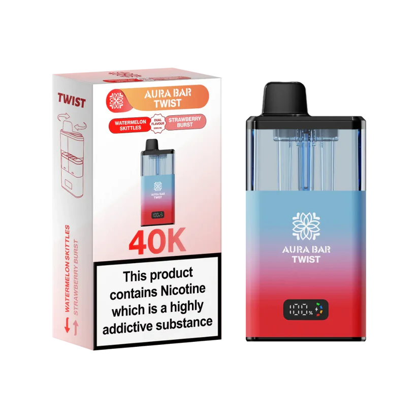 Crystal Prime Aura Bar Twist 40K Puff Prefilled Pod Kit