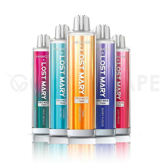 Lost Mary x Hawcos Pro Max 7000 Refillable Kit - £7.99 (Mix Boxes Available)
