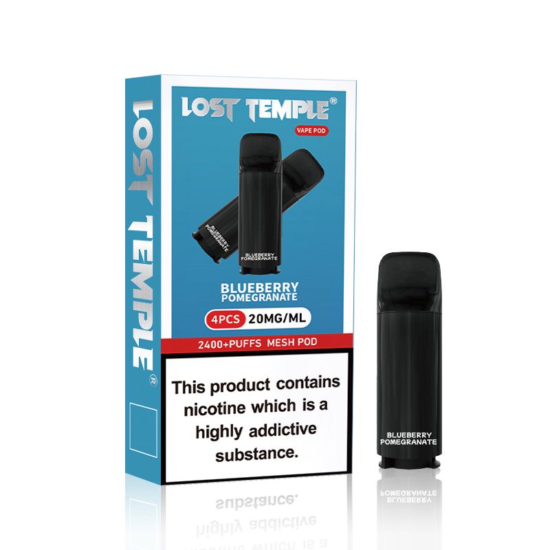 Lost Temple 2400 Puffs Pre-filled Pods - Pack of 4