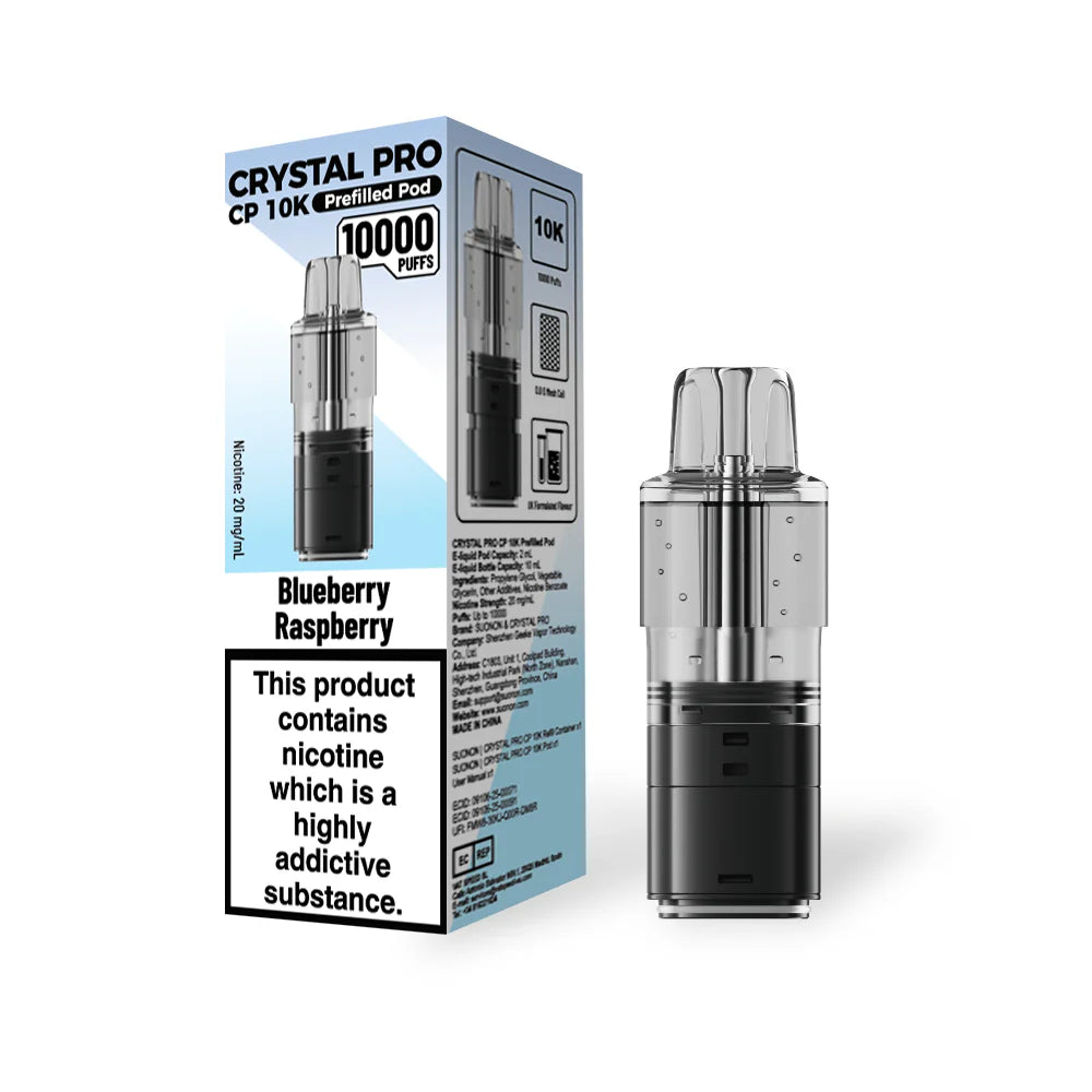Crystal Pro CP 10k Replacement Pods - (BOX OF 5)