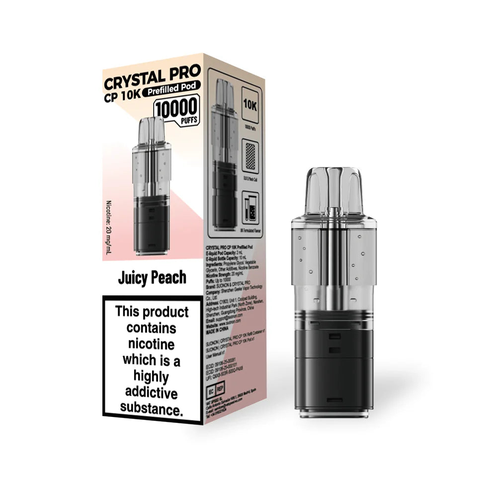 Crystal Pro CP 10k Replacement Pods - (BOX OF 5)