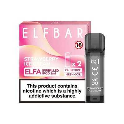 Elf Bar Elfa Pre-Filled Replacement Pods - Vaperdeals