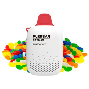 Flerbar-Baymax-Strawberry-Nicotine Free-3500 Puffs (Box Of 5) - Vaperdeals