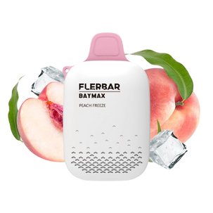 Flerbar-Baymax-Strawberry-Nicotine Free-3500 Puffs (Box Of 5) - Vaperdeals