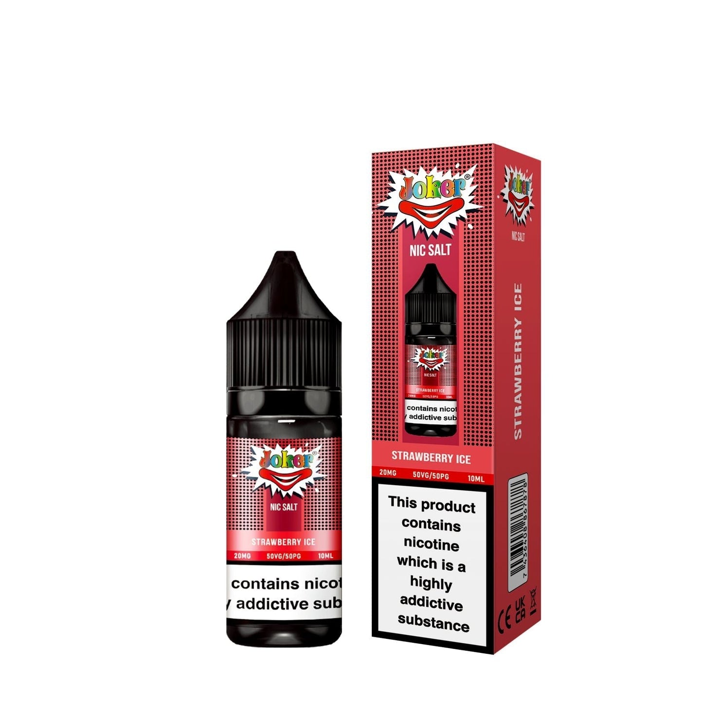 Joker Nic Salt 10ml E-liquids - Box of 10 - Vaperdeals