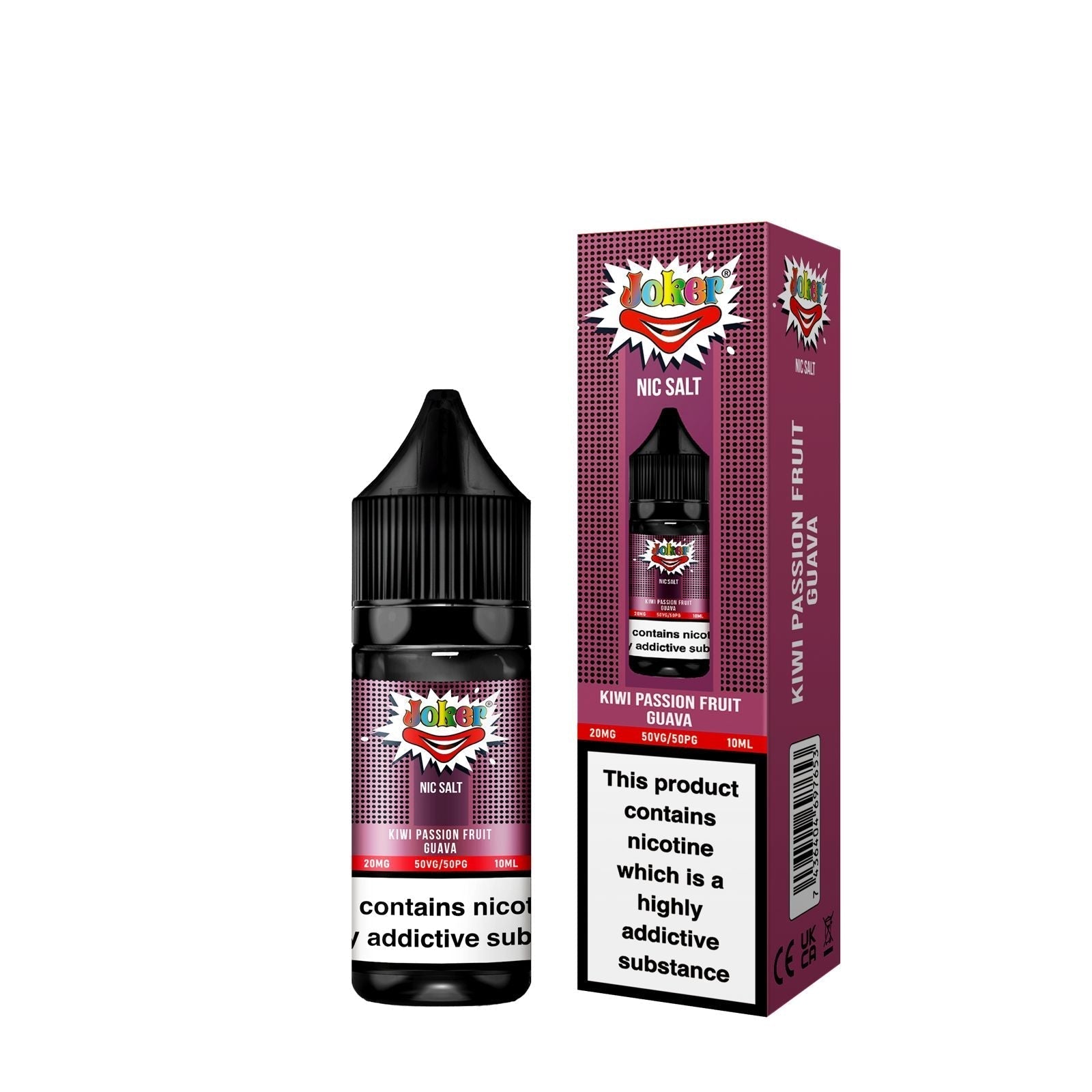 Joker Nic Salt 10ml E-liquids - Box of 10 - Vaperdeals