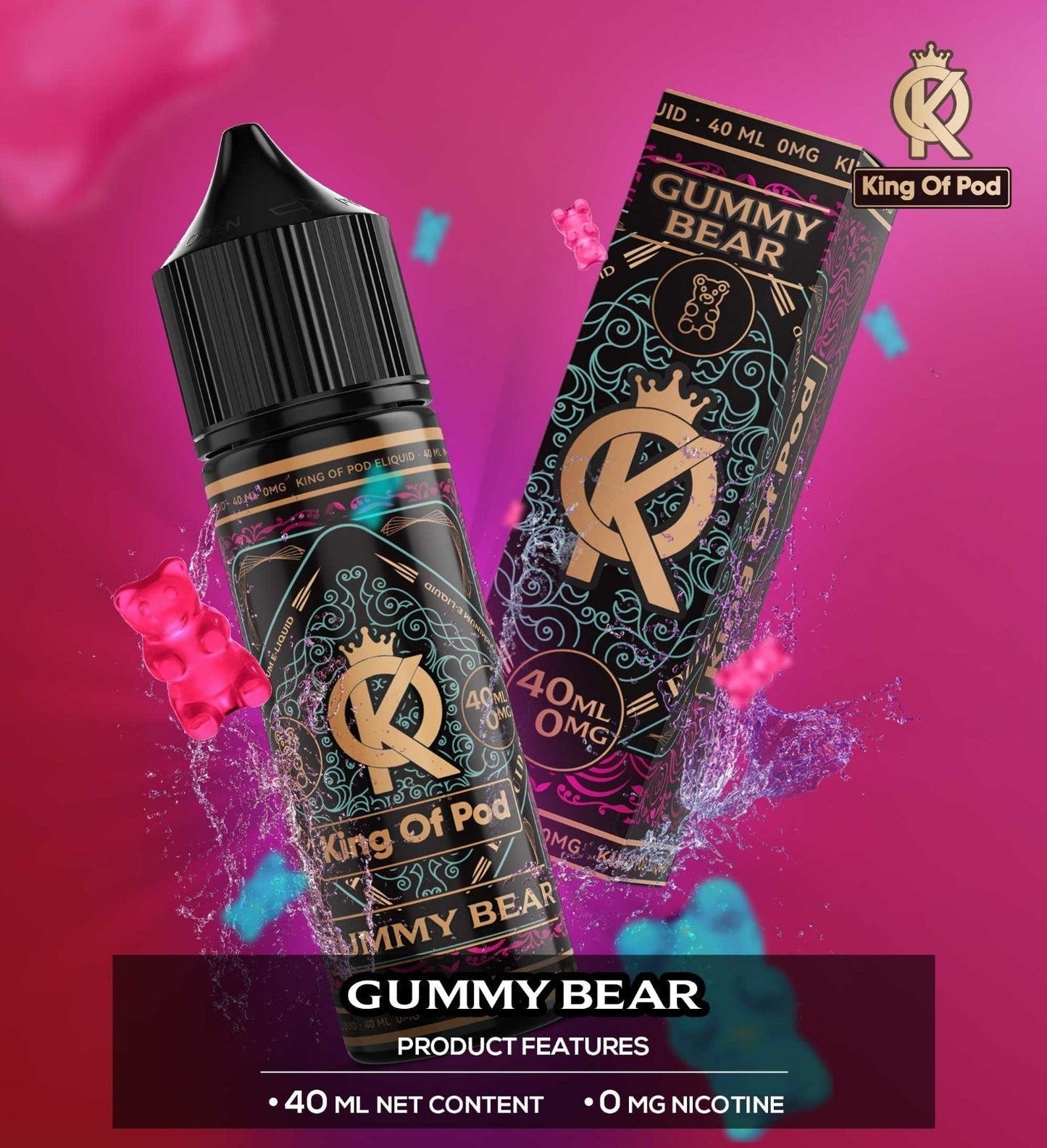 King of Pod 50ml E-liquids - Vaperdeals