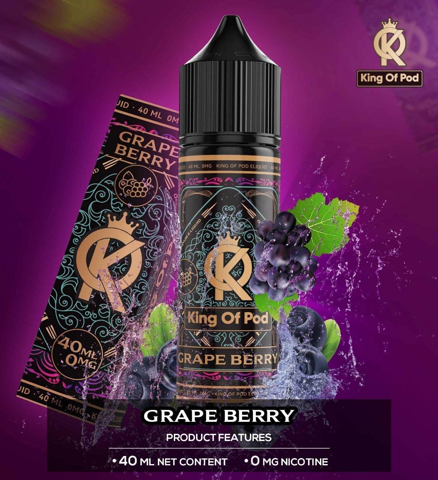 King of Pod 50ml E-liquids - Vaperdeals