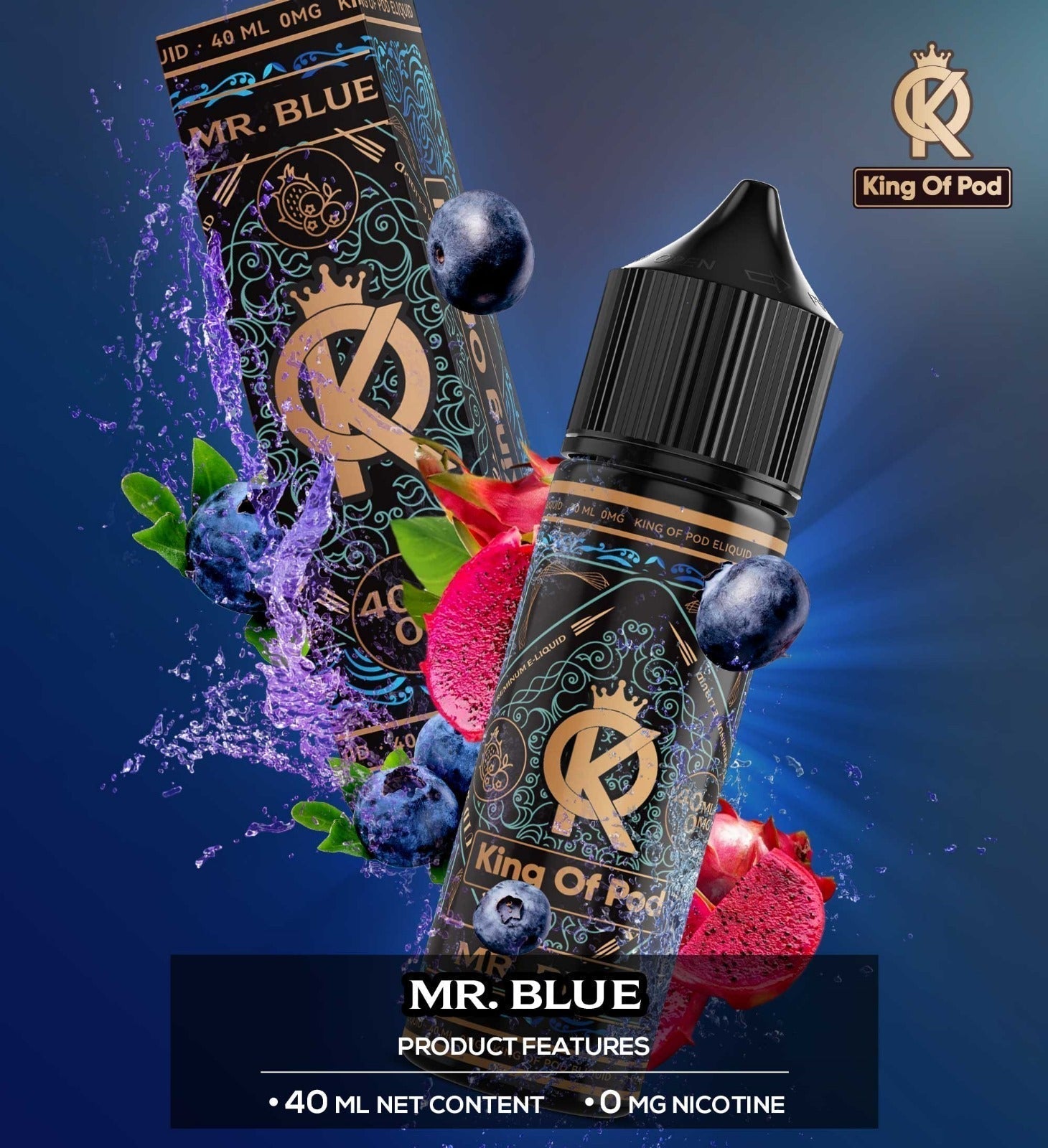 King of Pod 50ml E-liquids - Vaperdeals