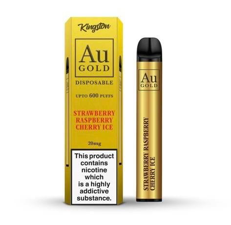 Kingston Au Gold 600 Puffs Disposable Vape Pod (Box of 10) - Vaperdeals