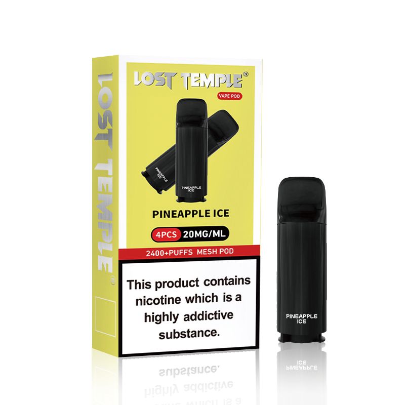 Lost Temple 2400 Puffs Pre-filled Pods - Pack of 4 - Vaperdeals