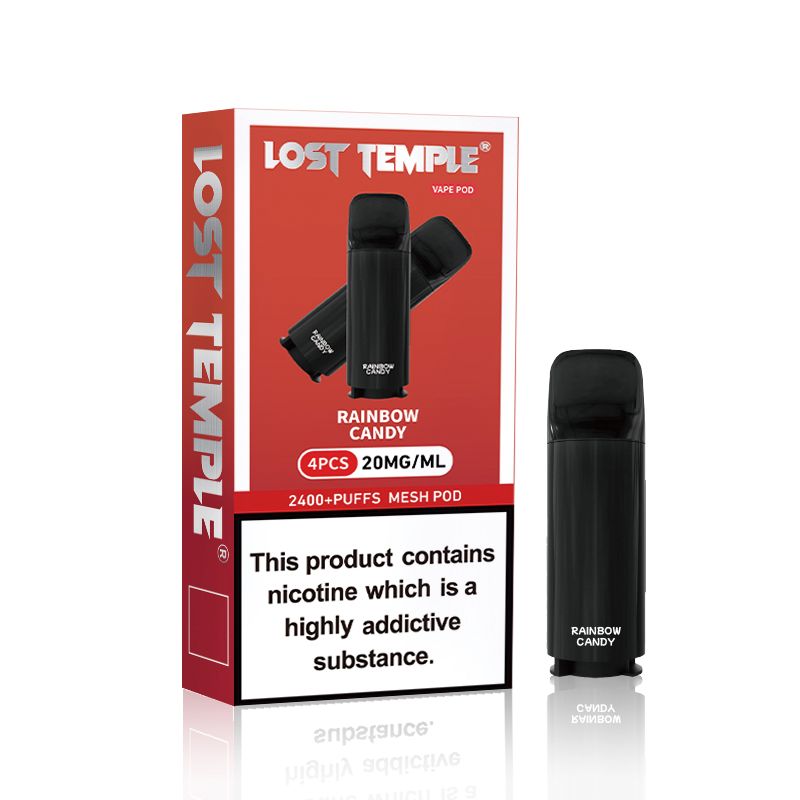 Lost Temple 2400 Puffs Pre-filled Pods - Pack of 4 - Vaperdeals