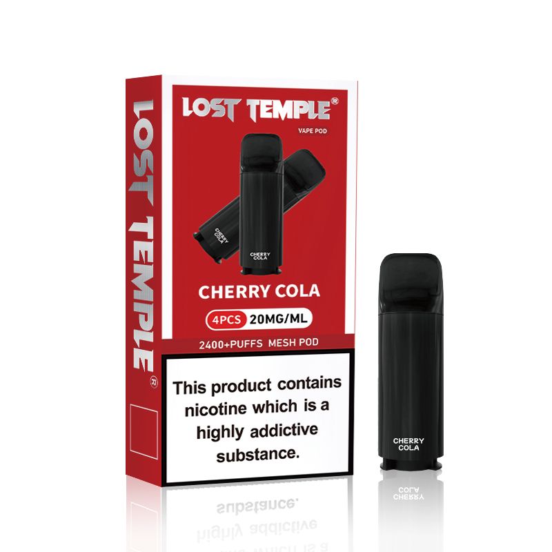 Lost Temple 2400 Puffs Pre-filled Pods - Pack of 4 - Vaperdeals