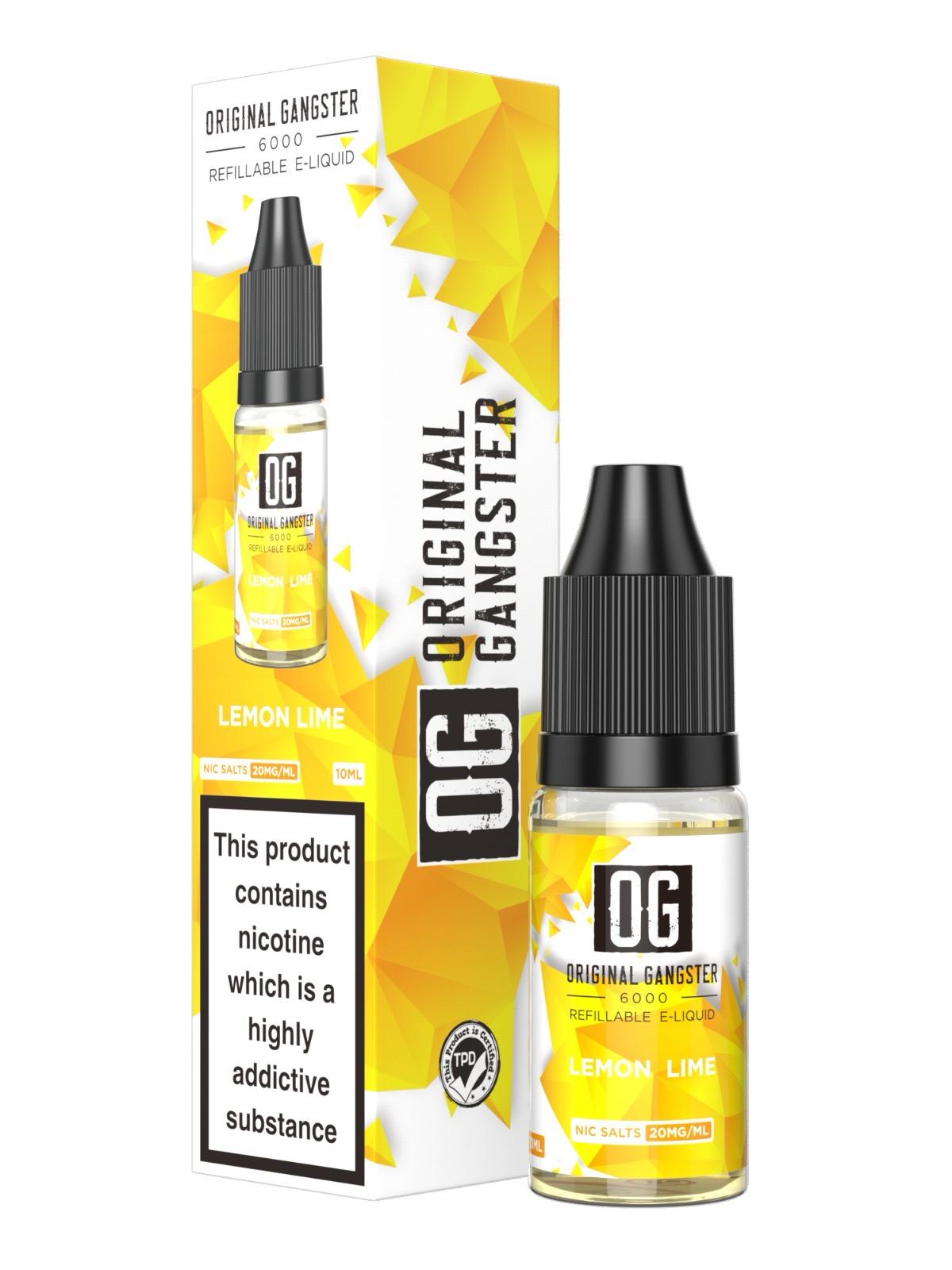 OG Original Gangster 6000 Salt 10ml ( Box of 10 ) - Vaperdeals