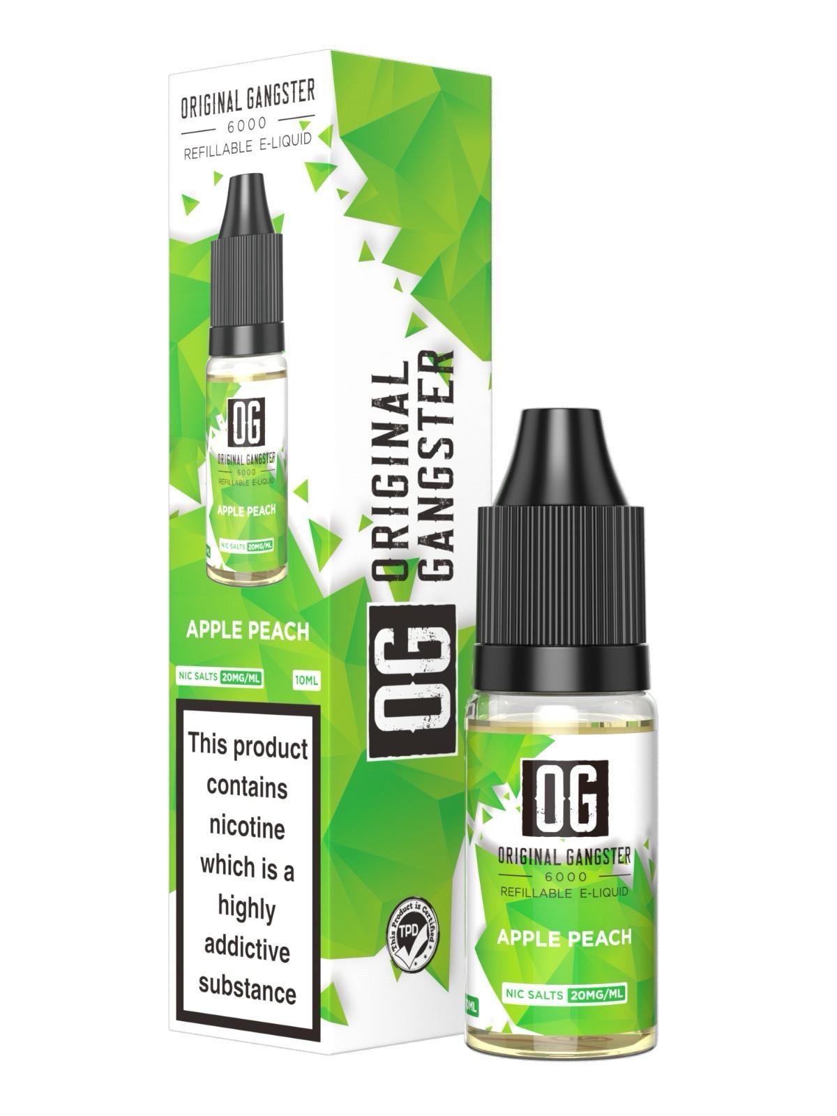 OG Original Gangster 6000 Salt 10ml ( Box of 10 ) - Vaperdeals