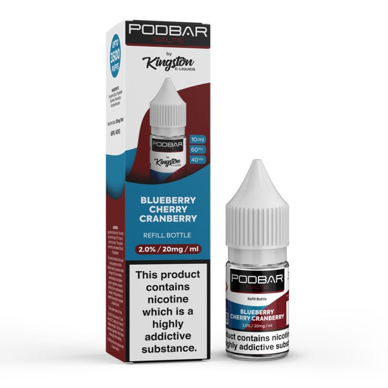 Podbar Salt 10ml E-liquids - Box of 10 - Vaperdeals