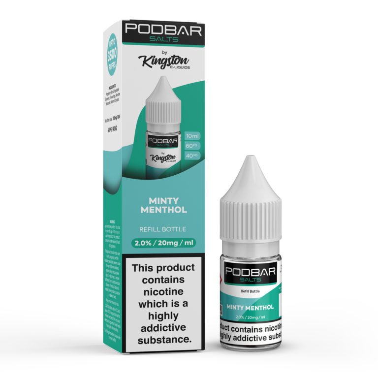 Podbar Salt 10ml E-liquids - Box of 10 - Vaperdeals