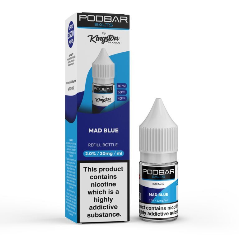 Podbar Salt 10ml E-liquids - Box of 10 - Vaperdeals