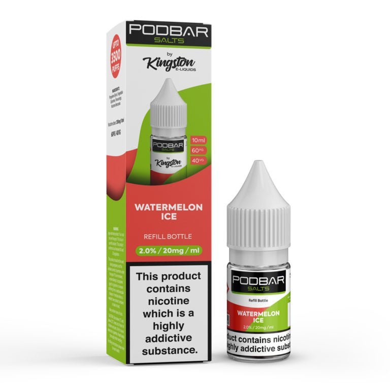 Podbar Salt 10ml E-liquids - Box of 10 - Vaperdeals