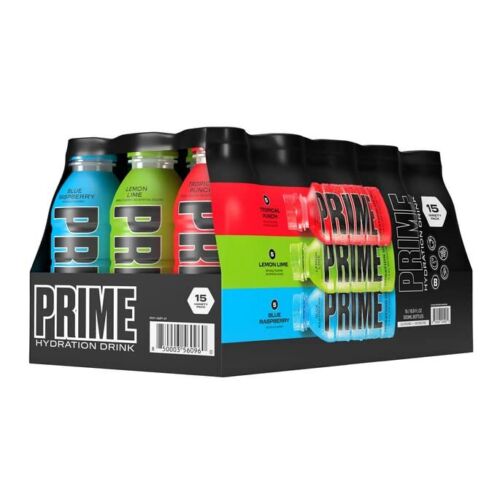 Prime Drink Varity Pack - 500ml Each - Pack of 15 - Vaperdeals