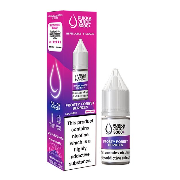 Pukka Juice 5000+ Nic Salts 10ml - Box of 10 - Vaperdeals