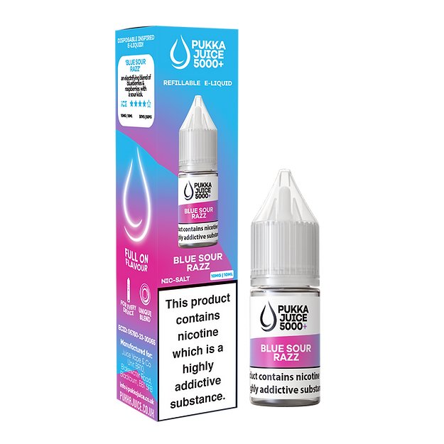 Pukka Juice 5000+ Nic Salts 10ml - Box of 10 - Vaperdeals