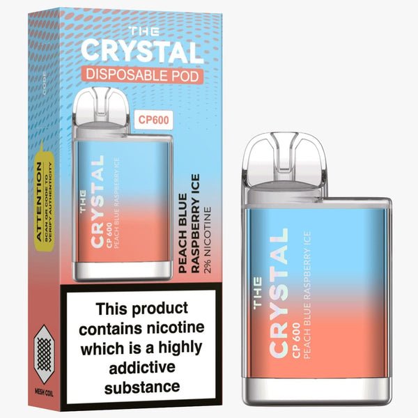 The Crystal CP600 Disposable Vape Puff Mini Pod Box of 10 - Vaperdeals