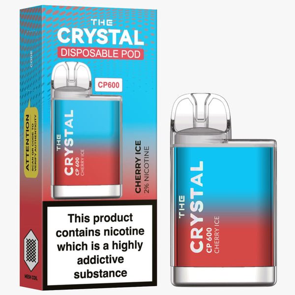 The Crystal CP600 Disposable Vape Puff Mini Pod Box of 10 - Vaperdeals