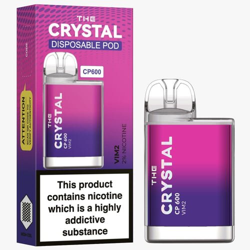 The Crystal CP600 Disposable Vape Puff Mini Pod Box of 10 - Vaperdeals