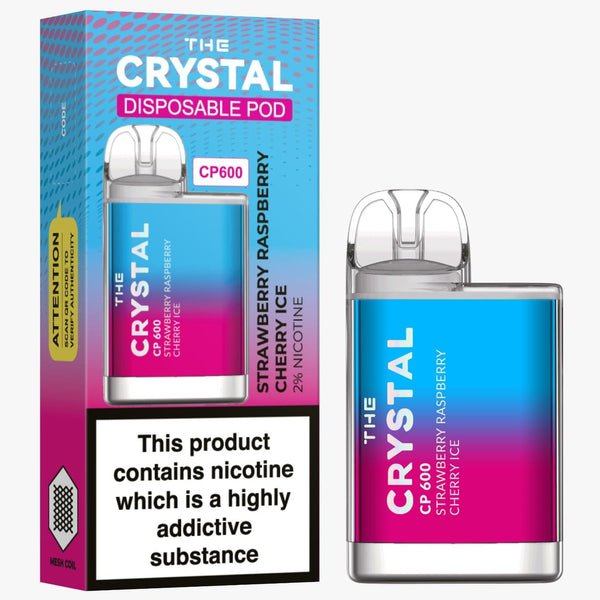 The Crystal CP600 Disposable Vape Puff Mini Pod Box of 10 - Vaperdeals